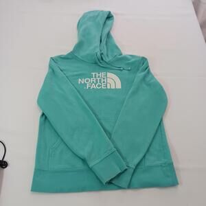 The North Face Women's Pullover Teal Green Hoodie Sweatshirt Size Medium